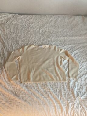 Italic Grade A Mongolian Cashmere Crewneck Sweater - Ivory
